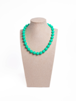 collar chicle verde turquesa