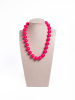 collar chicle fucsia
