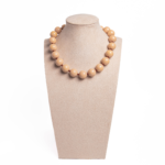 Collar chicle beige café
