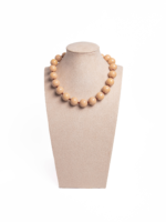 Collar chicle beige café