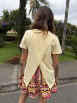 Mini falda ondas seda ligera - Imagen 4