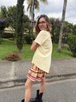 Mini falda ondas seda ligera - Imagen 5