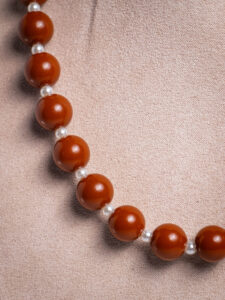 Collar chicle  café - Imagen 2
