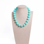 Collar chicle azul pastel brillante