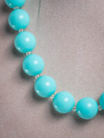 Collar chicle azul pastel brillante - Imagen 2