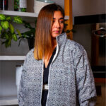 Chaqueta mini cebras