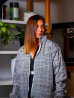 Chaqueta mini cebras