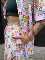 Pantalón resorte cuadros y corazones - Imagen 3