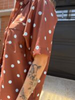Camisa Polkadots café - Imagen 2