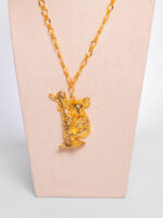 Collar koala bronce con baño de oro 24k - Imagen 2