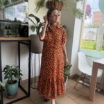 Vestido Animal Print Estrellas