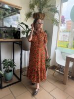 Vestido Animal Print Estrellas