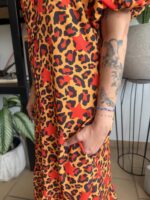 Vestido Animal Print Estrellas - Imagen 4