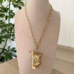 COLLAR KOALA BAÑO DE ORO 24K