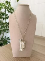 COLLAR KOALA BAÑO DE PLATA