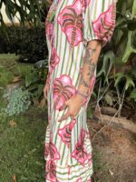 Vestido rayas palmeras - Imagen 4