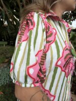 Vestido rayas palmeras - Imagen 2