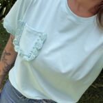 CAMISETA APLIQUE AZUL