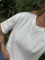 CAMISETA DESTELLOS BLANCA - Imagen 3